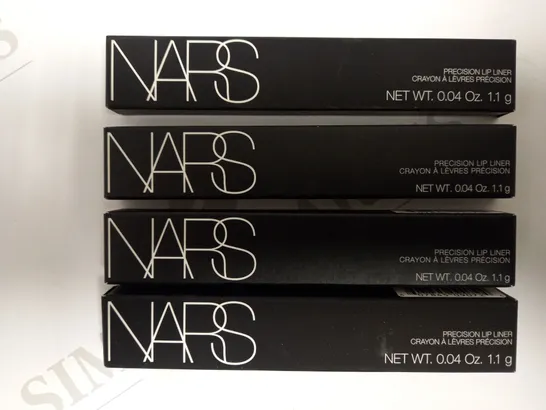 LOT OF 4 NARS PRECISION LIP LINER - VENCE 9072