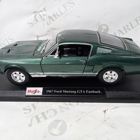 MAISTO 1967 FORD MUSTANG GTA FASTBACK MODEL