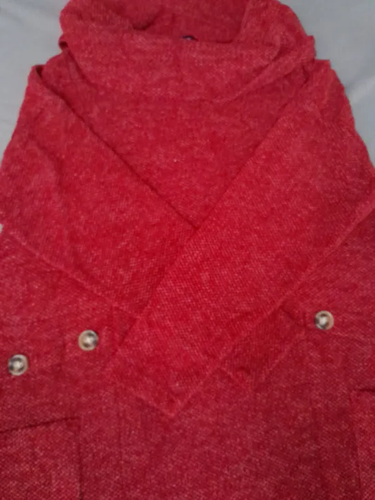 KLASS LONG SLEEVE TOP IN RED SIZE MEDIUM