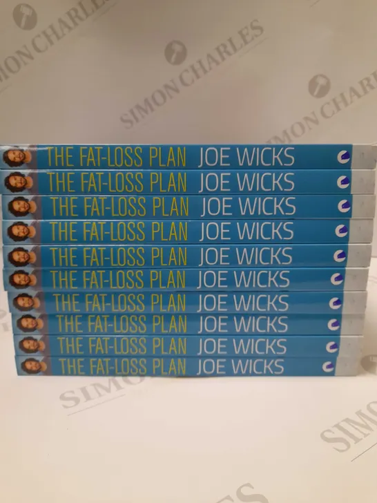 LOT OF APPROX 10 BRAND NEW JOE WICKS 'THE FAT LOSS PLAN' COOK BOOKS