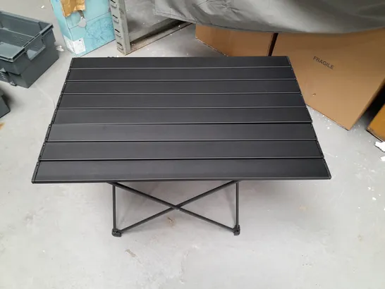 UNBRANDED CAMPING FOLDING TABLE IN BLACK 