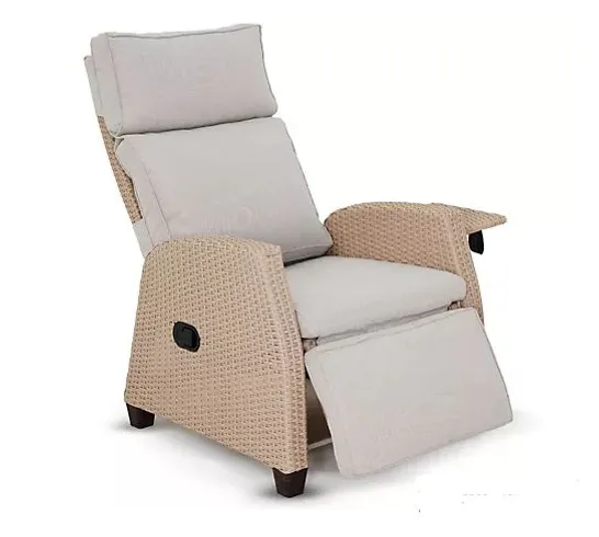 BOXED MY GARDEN STORIES ZERO GRAVITY RATTAN RECLINER NATURAL