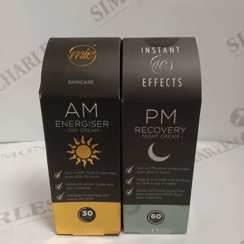 BOX OF 2 INSTANT EFFECTS PRODUCTS TO INCLUDE PM RECOVERY NIGHT CREAM & AM ENERGISER DAY CREAM