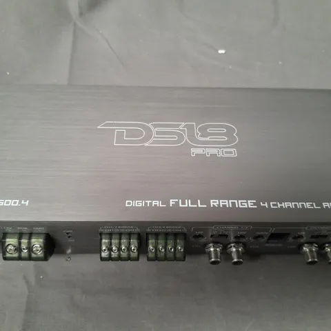 BOXED DS18 PRO-FR600.4 DIGITAL FULL RANGE 4-CHANNEL AMPLIFIER