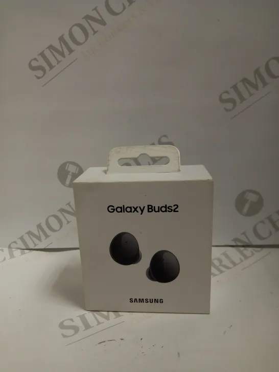 BOXED AND SEALED PAIR OF SAMSUNG GALAXY BUDS2 WIRELESS EARPHONES - BLACK