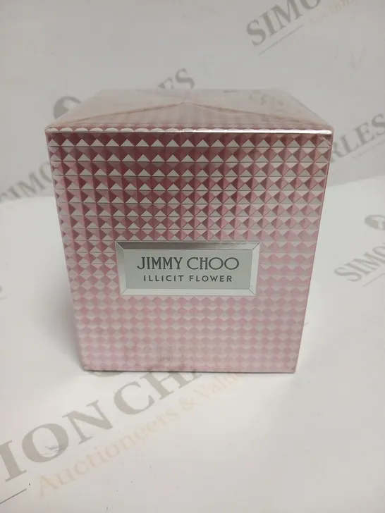 BOXED AND SEALED JIMMY CHOO ILLICIT FLOWER EAU DE TOILETTE 100ML