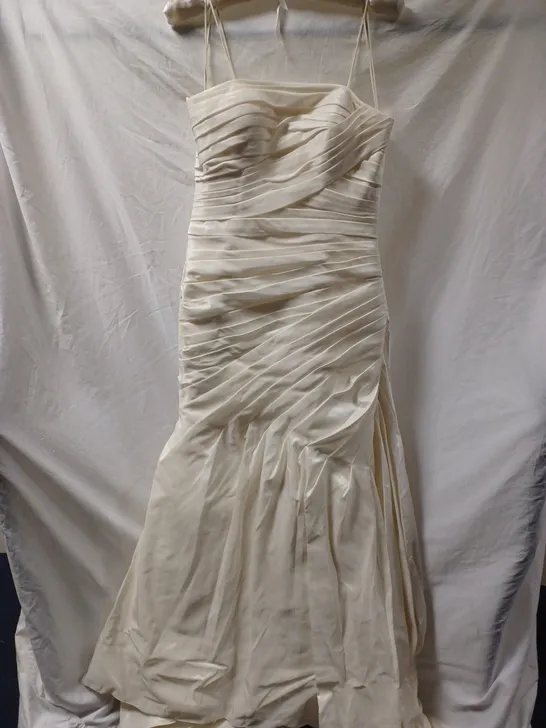 VICTORIA JANE BY RONALD ROYCE ANDREA WEDDING DRESS, IVORY - SIZE 16 