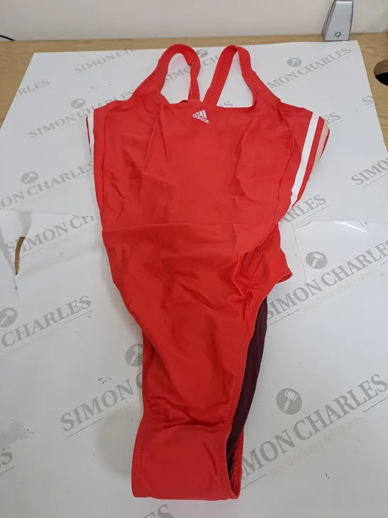 RED ADIDAS SWIMSUIT 