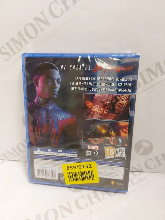 SEALED MARVEL SPIDER MAN MILES MORALES  ON PS4 PEGI 16