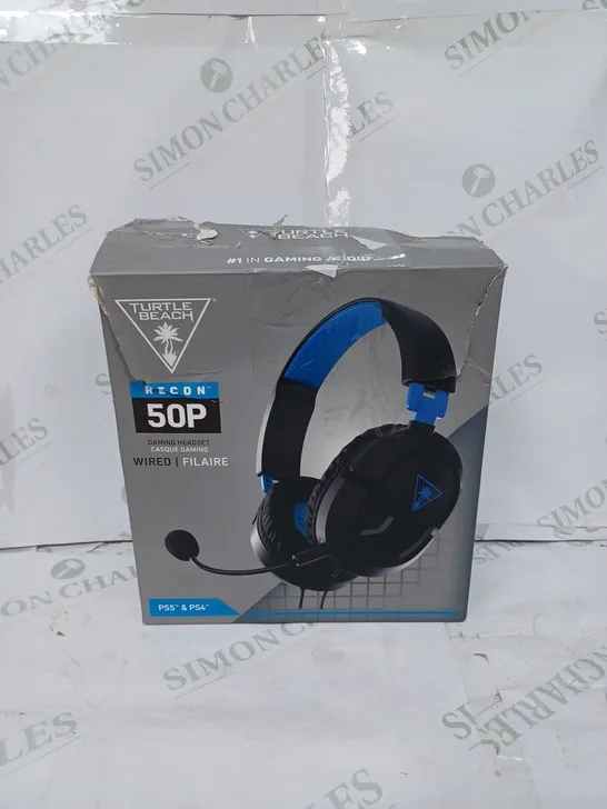 TURTLE BEACH RECON 50P WIRED PLAYSTATION GAMING HEADSET 