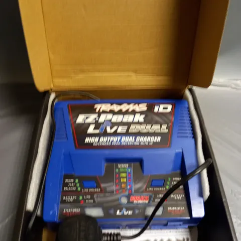 BOXED TRAXXAS EZ-PEAK LIVE DUAL HIGH OUTPUT DUAL CHARGER