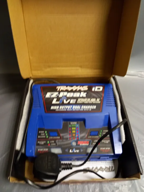 BOXED TRAXXAS EZ-PEAK LIVE DUAL HIGH OUTPUT DUAL CHARGER