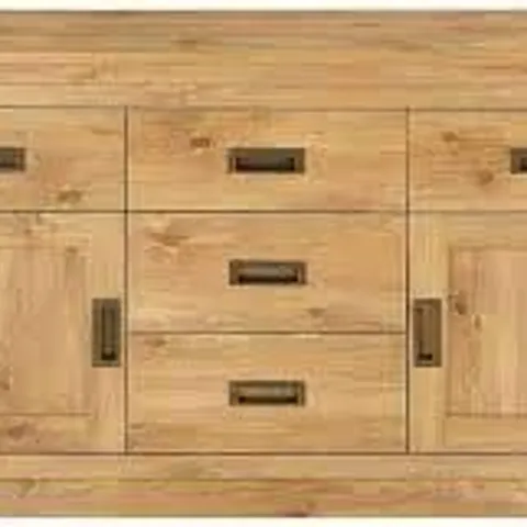 BOXED CLIFTON OAK-EFFECT LARGE SIDEBOARD (2 BOXES)