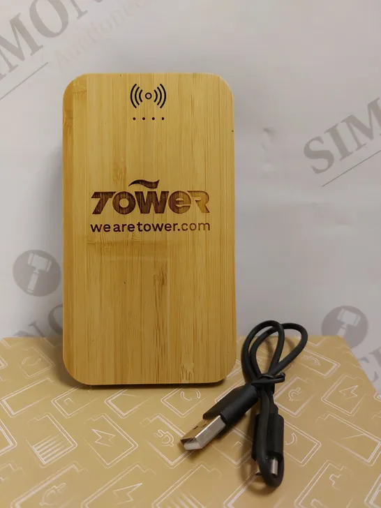 PF CONCEPT AVENUE BAMBOO AND FABRIC POWER BANK - 6000 MAH