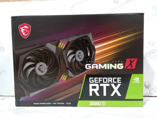 MSI GEFORCE RTX 3060 TI GAMING X GRAPHICS CARD