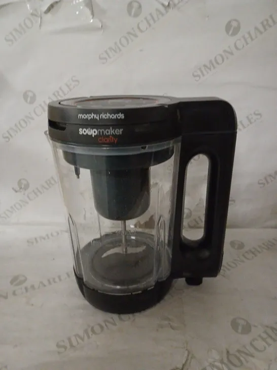 MORPHY RICHARDS CLARITY SOUP MAKER