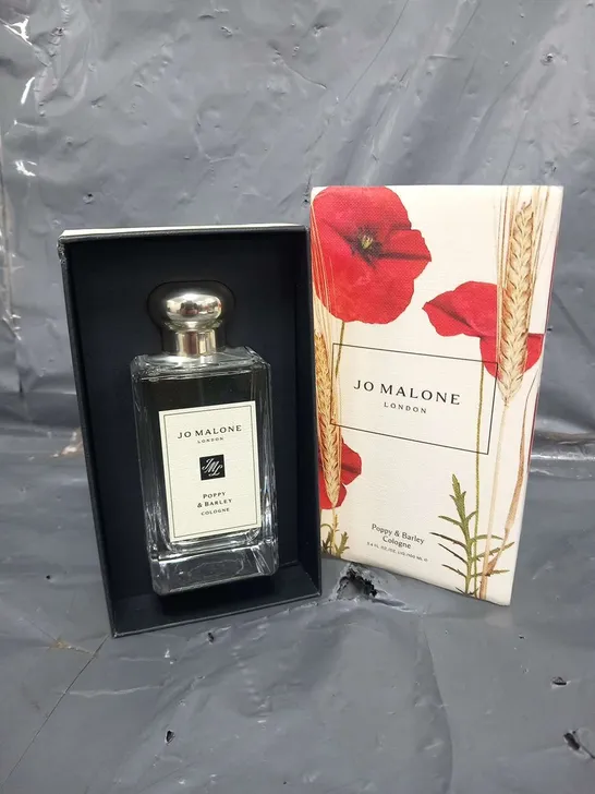 BOXED JO MALONE POPPY & BARLEY COLOGNE 100ML