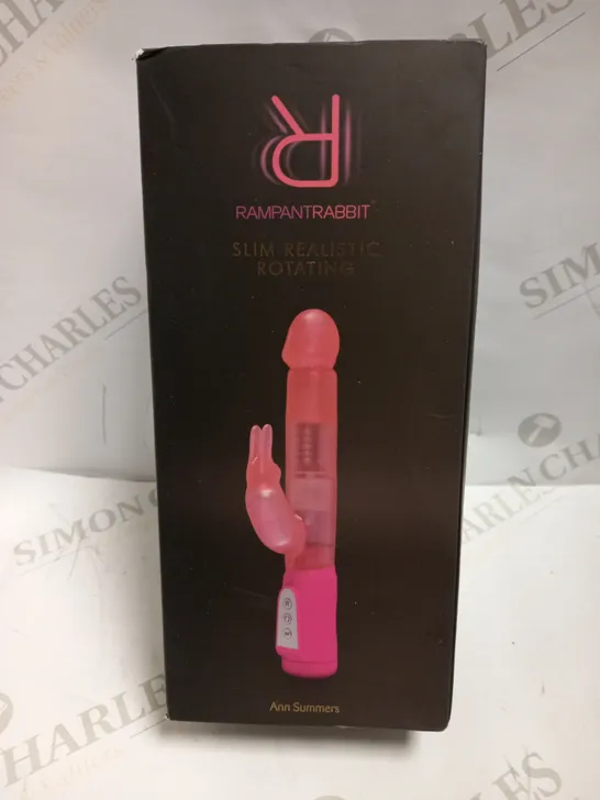 BOXED ANN SUMMERS RAMPANTRABBIT SLIM ROTATING STIMULATOR