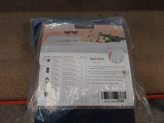 BRAND NEW BAGGED VEEYOO TABLECLOTH - NAVY BLUE // SIZE UNSPECIFIED (1 ITEM)