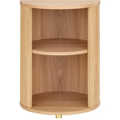 CARINA SIDE TABLE - OAK COLOUR (COLLECTION ONLY)