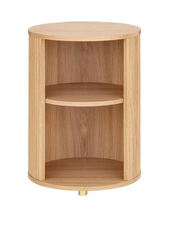 CARINA SIDE TABLE - OAK COLOUR (COLLECTION ONLY) RRP £99