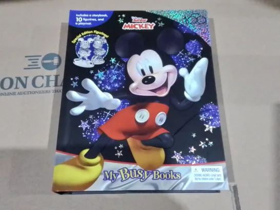 LOT OF 8 BRAND NEW DISNEY MICKEY MY BUSY BOOKS 