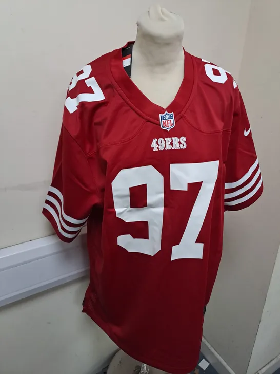 SAN FRANSISCO 49ERS JERSEY - BOSA PRINTED NAME SIZE L 