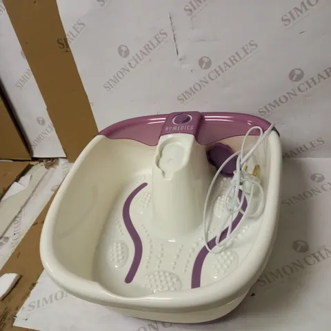 HOMEDICS BUBBLEMATE FOOT SPA AND MASSAGER