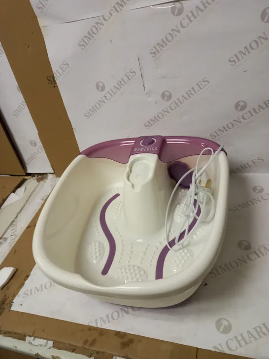 HOMEDICS BUBBLEMATE FOOT SPA AND MASSAGER