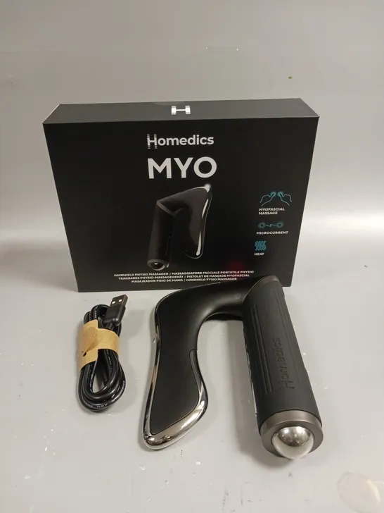 BOXED HOMEDICS MYO HANDHELD PHYSIO MASSAGER 