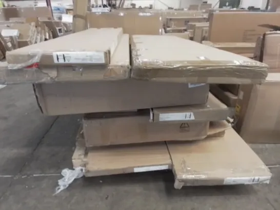 PALLET OF ASSORTED FLAT PACK FURNITURE PARTS 