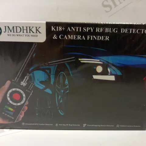 SEALED JMDHKK K18+ ANTI SPY RF BUG DETECTOR & CAMERA FINDER