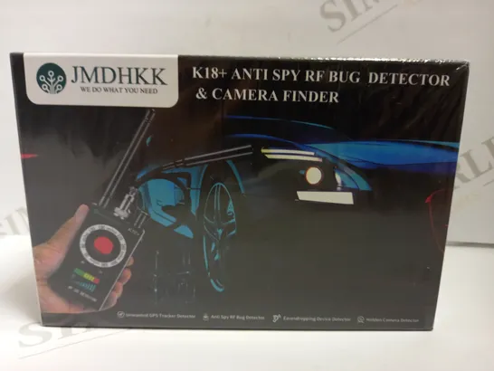 SEALED JMDHKK K18+ ANTI SPY RF BUG DETECTOR & CAMERA FINDER