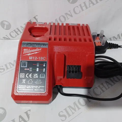 MILWAUKEE M12-18C CORDLESS POWER TOOL CHARGER