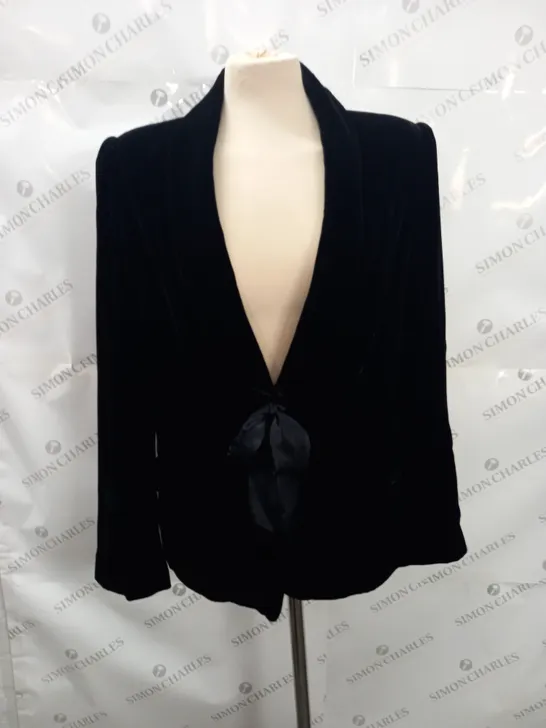 HOBBS BLACK BLAZER - 14