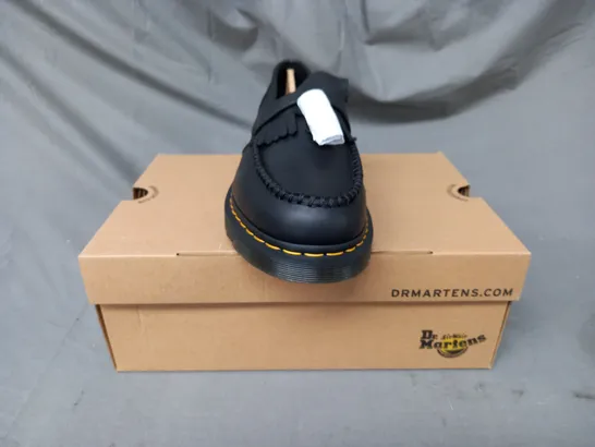 BOXED PAIR OF DR MARTENS ADRIAN YS LOAFERS IN BLACK UK SIZE 10