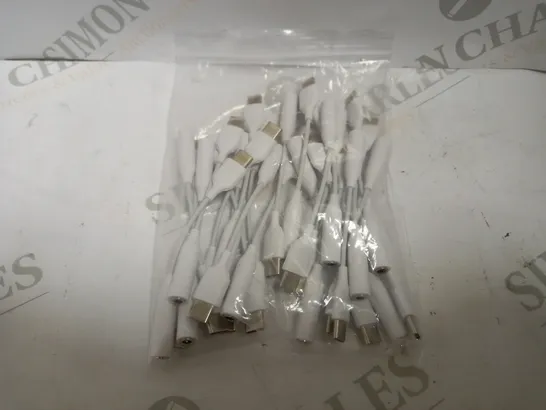 LOT OF APPROXIMATELY 20 USB-C TO AUX CABLES