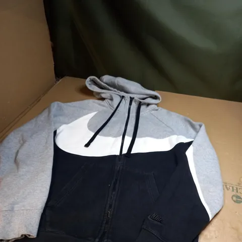 BLACK/GREY/WHITE NIKE HOODIE 