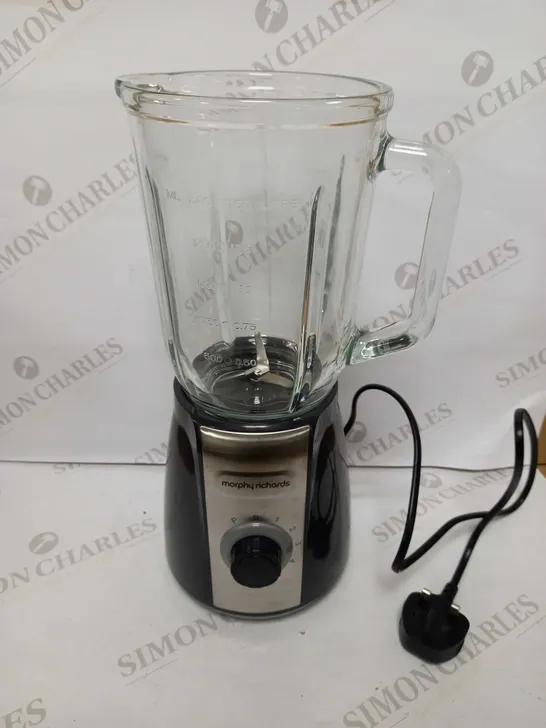 MORPHY RICHARDS TOTAL CONTROL GLASS TABLE BLENDER 