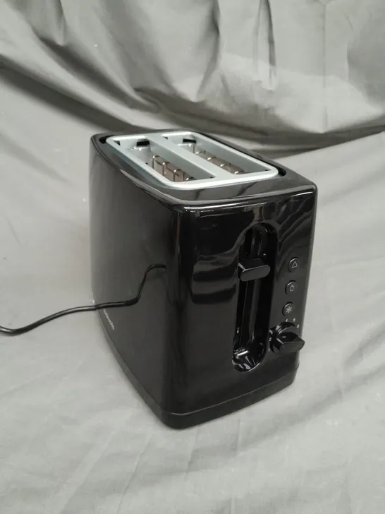 COOKWORKS BLACK 2 SLICE TOASTER