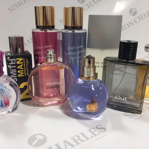 APPROXIMATELY 30 ASSORTED UNBOXED FRAGRANCES TO INCLUDE; CHANEL, PAUL SMITH, AXIS, ISSEY MIYAKE