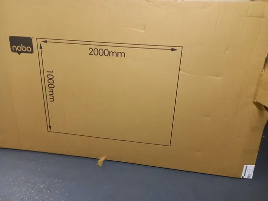 BOXED NOBO STEEL MAGNETIC WHITEBOARD 2000 * 1000MM