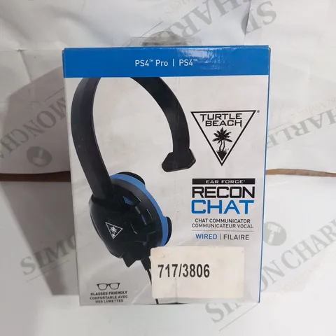 BOXED TURTLE BEACH EAR FORCE RECON CHAT WIRED