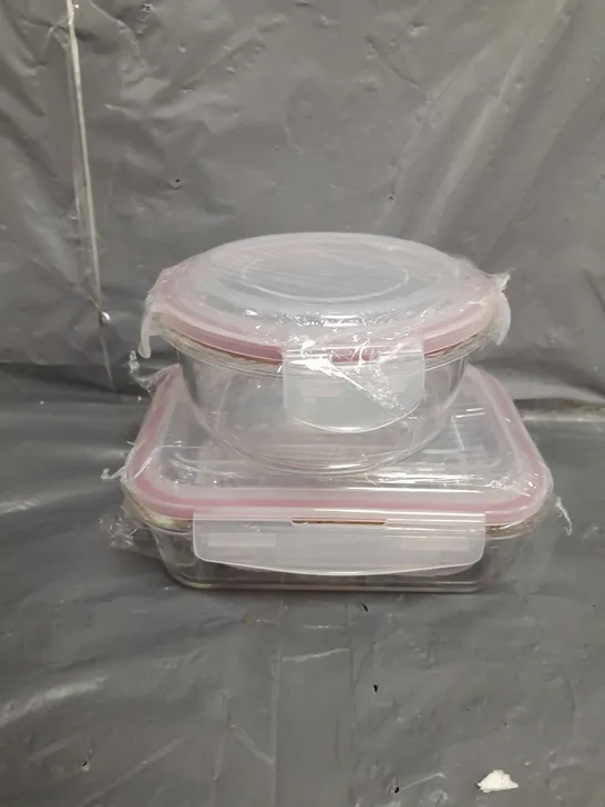 BOXED VINSANI 10PCS GLASS CONTAINER SET 