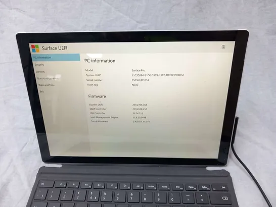 MICROSOFT SURFACE PRO 128GB