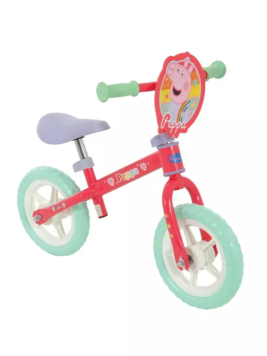 BOXED PEPPA PIG 10 INCH BALANCE BIKE RRP £49.99