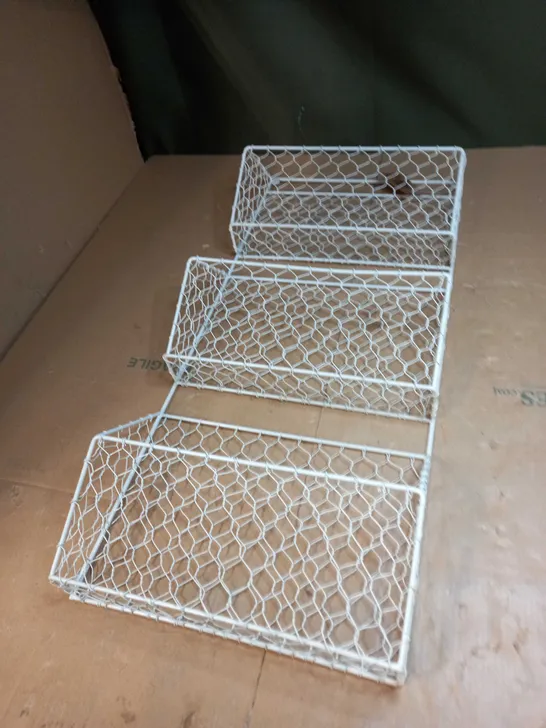 DIBOR EGGSHELL WIRE STORAGE RACK 