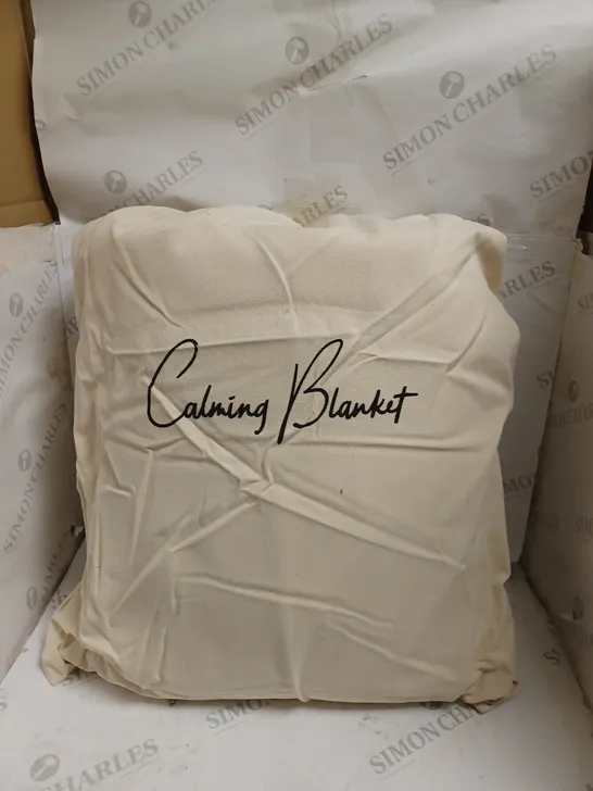 BOXED CALMING BLANKET PREMIUM WEIGHTED BLANKET. 