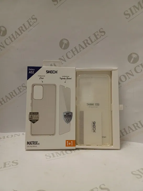 BOX OF APPROX 5 SKECH MATRIX SE CASE FOR GALAXY A52 5G