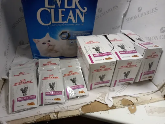 ROYAL CANIN WET FOOD POUCHES FOR CATS AND CAT LITTER 